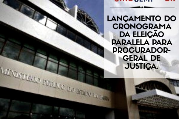 SINDSEMP-BA lança cronograma para Eleição Paralela à PGJ!