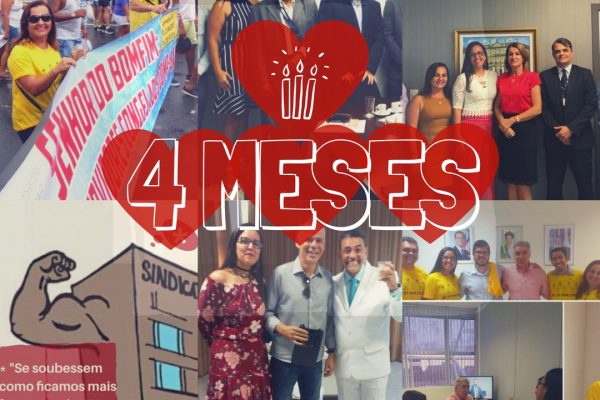 04 meses de muito TRABALHO!