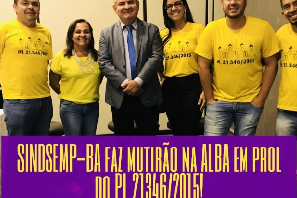 Panorama Parcial do Mutirão ALBA – PL nº 21346/2015!