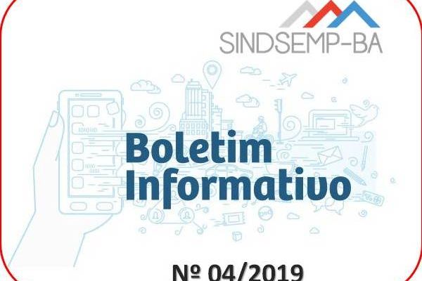 BOLETIM INFORMATIVO Nº 04/2019