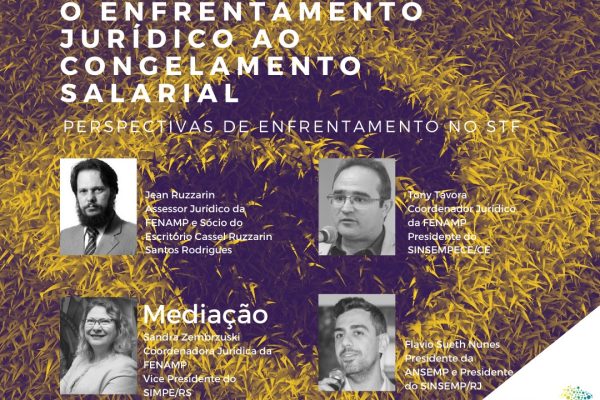 Live debaterá o enfrentamento jurídico ao congelamento salarial