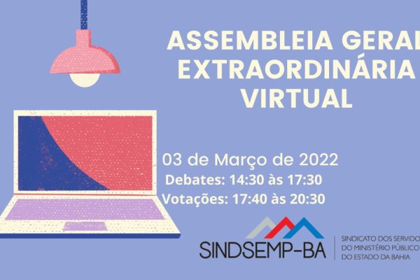 SINDSEMP-BA CONVOCA A.G.E.V para discutir a pauta de reivindicações 2022