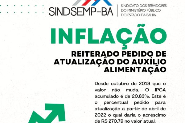 REAJUSTE DO AUXÍLIO ALIMENTAÇÃO