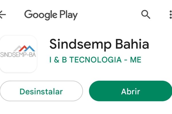 Novo aplicativo do SINDSEMP-BA