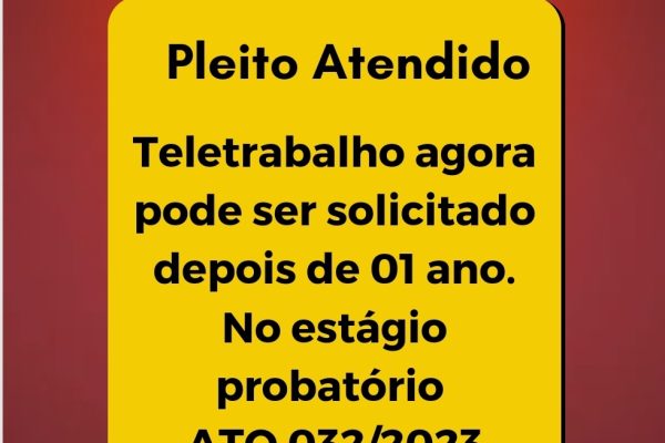 Mudança no Teletrabalho
