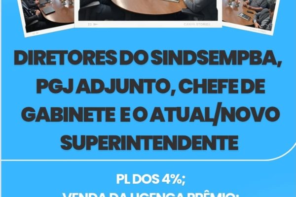 NOVA RODADA DE NEGOCIAÇÃO: AVANÇOS NAS PAUTAS