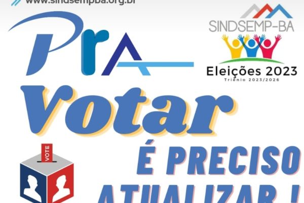 Pra Votar! Tem que atualizar.