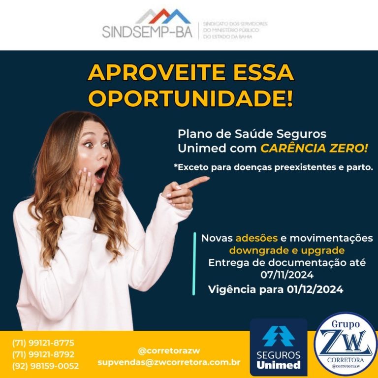 Unimed lança campanha com carência zero para todos os servidores