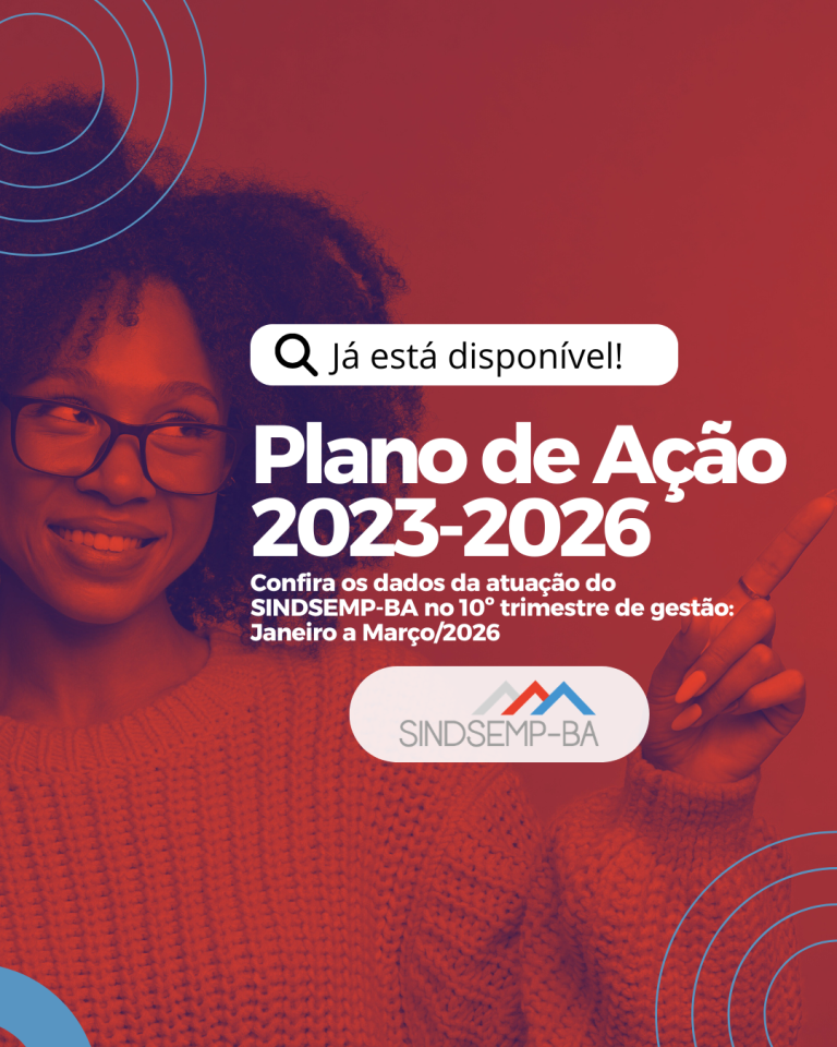 Já está disponível para consulta o Plano de Ação 2023–2026 referente ao 1º trimestre de 2026