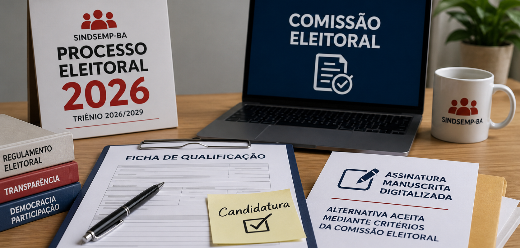 Comissão Eleitoral do SINDSEMP-BA esclarece método alternativo para assinatura da Ficha de Qualificação